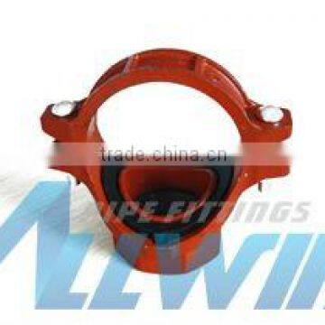 best price for ductile iron grooved mechanical tee