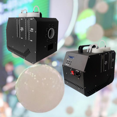 2025 New Single Hole LED Fog Bubble Machine for Party / Magic Show / Wedding / Banquet Hall / Christmas / Halloween / for Hanging photo-2