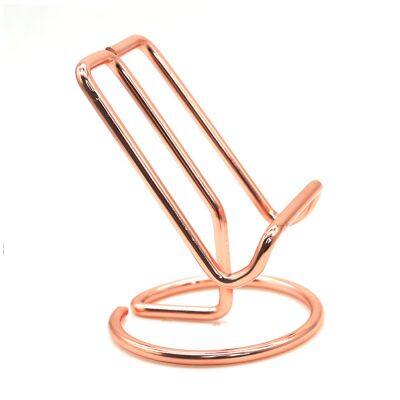 NEW Promotion Gifts Creative Ideas Crafts Metal Shaped Wire Multi-functional Mobile Phone Holder on Sale photo-4