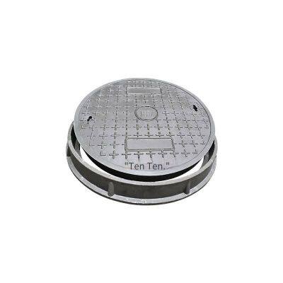 Lubao Composite Resin Round Manhole Cover Manufacturer, φ400 for Municipal, Residential Areas, Parks, Manholes, Power and Communication Handholes photo-5