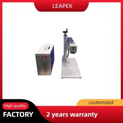 Split Type Mini Portable Laser Engraving Machine Raycus 20W 30W 50W Fiber Laser Marking Machine photo-3