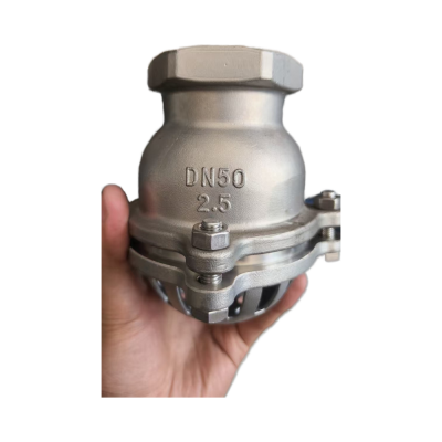 JIS 10K 304 Screw Foot Valve  Soft Seal Foot Valve Pn2.5/6 WCB CF8 Foot Valve