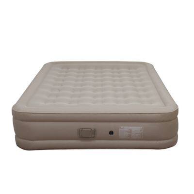 Outdoor Camping Inflatable Mattress for Floor Sleeping During Noon Break, Fully Fitting Fabric Bed, Double Size, Extra High photo-2