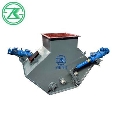 Zhengkang Новый трехходовой пневматический электрический переключающий клапан Y-образный, квадратный патрубок, Т-образный, из углеродистой стали/нержавеющей стали