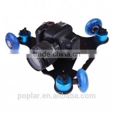 High Quality Triangle Dolly car Slider Truck For DSLR Camera DV Video