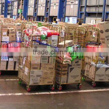 Warehouse Mesh Storage Foldable Roll Trolley photo-5