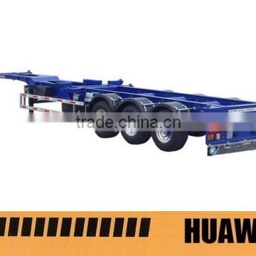 20ft skeleton container semi trailer