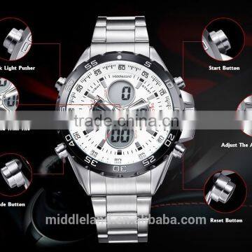 MIDDLELAND Hot Selling Best Price Low MOQ Wristwatches Stainless Steel Band Watch Branding Current Mens Watches photo-6