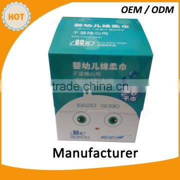 OEM/ODM Soft dry cleansing wipes