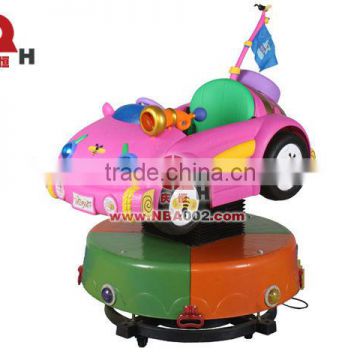 QHRLA08 Coin Pushed Rotary Lifting Electric Children Car Amusement Machine