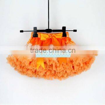 Cute Yellow Dot Net Skirt High Quality Girl TUTU Bow Dress