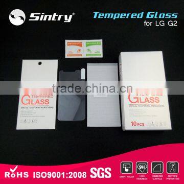 2016 No Watermark Tempered Glass Screen Protector 5.2inch 0.3mm 9h 2.5D Tempered Glass Screen Protector for lg g2 photo-2