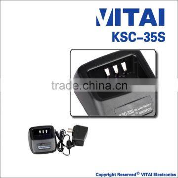 VITAI KSC-35S 110/220V Walkie Talkie Charger For KNB-45L KNB-63L Battery