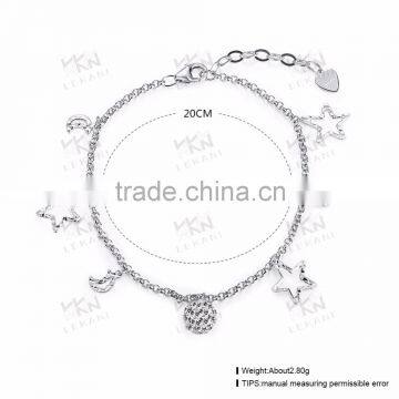 Cute DIY Bracelet Silver 925, Nice Charm Bracelet Silver photo-6