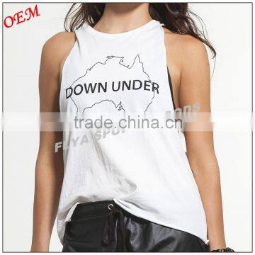 wholesale womens casual loose tank tops,fashion design sexy sleeveless singlet