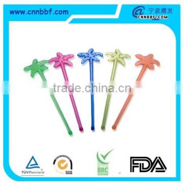 Bar Assorted 7" Palm Tree Drink Stirrer Drink swizzle stick