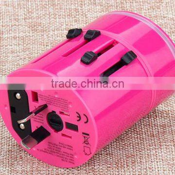 (110128) Best Promotional Gift International Universal Travel Adapter With Usb Port Quality Choice