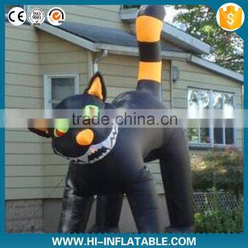 2015 hot selling Inflatable Halloween black cat inflatable cat