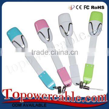 Phone Charging Cables Short Usb Cord Multi Cable With Led Light photo-3