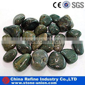Ocean Green Polished River Pebble