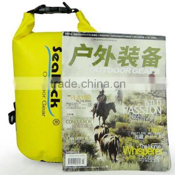 Hot sale dry sack waterproof bag for swimming 10L