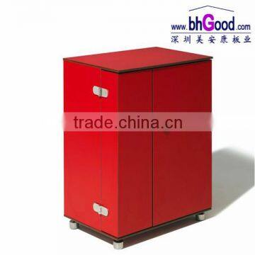 red compact fomica sheet for furniture cabinet