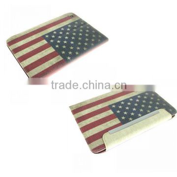 New Arrival For Ipad mini Case Leather Retro Flag