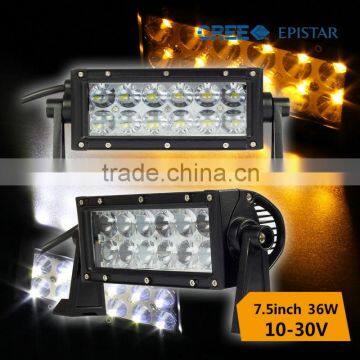 4d hybrid led light bar 36w 7.5 inch