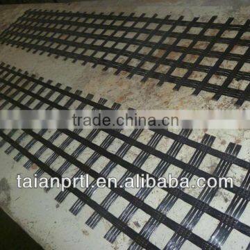 Fiberglass geogrid 80-80KN/m for road surface