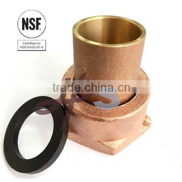 NSF 61 certification brass wholesale water pipe system using water meter fitting