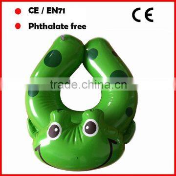 PVC hot sale kids swim rings frog head swimming rings