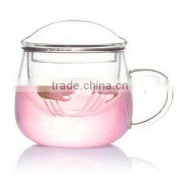 Bright neat glass tea set