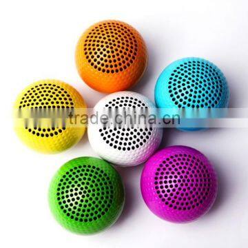 Round shape bluetooth speaker with different colors