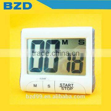 Multi-functional Universal 1-99 Mins Countdown /Up Battery Power Large Display Digital Countdown Timer with Standing Clip Magnet
