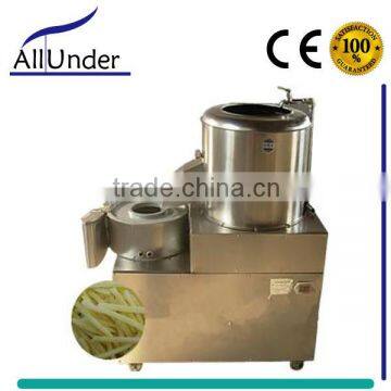 Automatic fresh sweet potato peeling and cutting machine