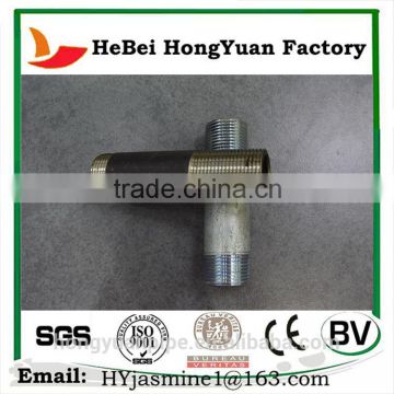 ss400 Q195 galvanized steel screwed hex nipple Hebei china factory