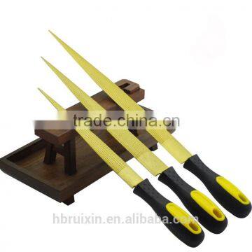 High-carbon steel gold Wood rasp,plastic handles,second cut,Furniture Tools