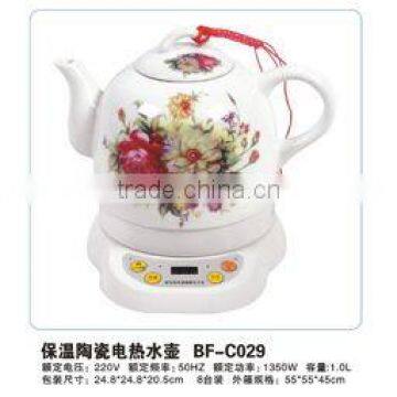 Keep-warm ceramic electric kettle