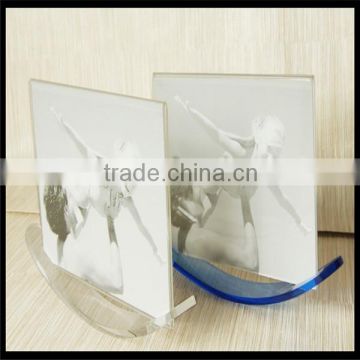 Clear funny rocking acrylic photo frame