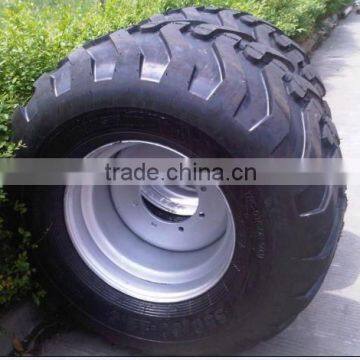 High flotation tire and rim