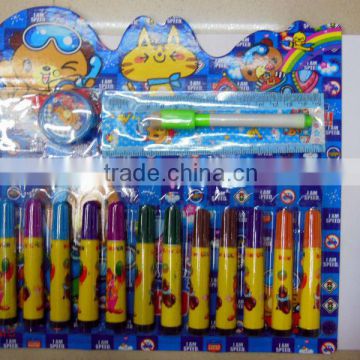 17 pcs kid drawing set with writing board