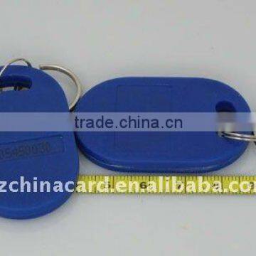 UHF RFID Tag Key Fob With Key Ring