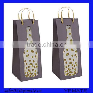 Luxury design paper wine bag 100