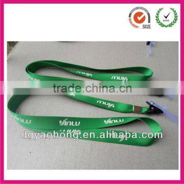 2013 fashionable promotion flat neck polyester printing lanyards