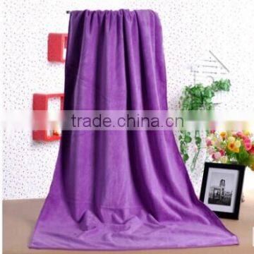 Gaoyang county super soft purple micro yoga towel