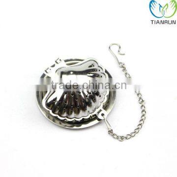 New Design Popular Stainless Steel Shell Shape Tea Infuser