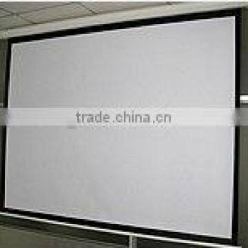 wall mounted /recessed ceiling electric roll up projector screen