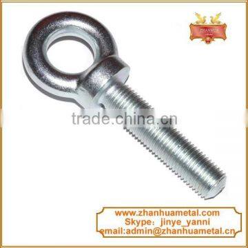 Hot forged shoulder eye bolt with nut