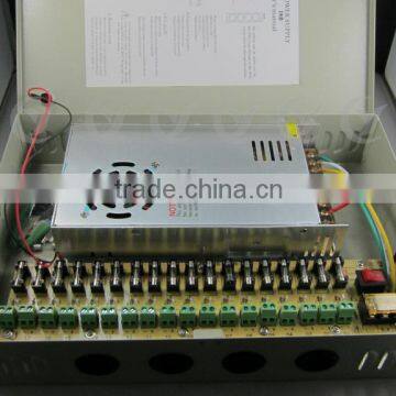 Wholesale 12v10A 18Channel Security Monitoring Power Supply Box Centralized Security Monitoring Chassis Power photo-2