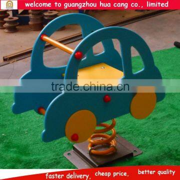 Car model outdoor spring rocking horse, playground spring toy for kids